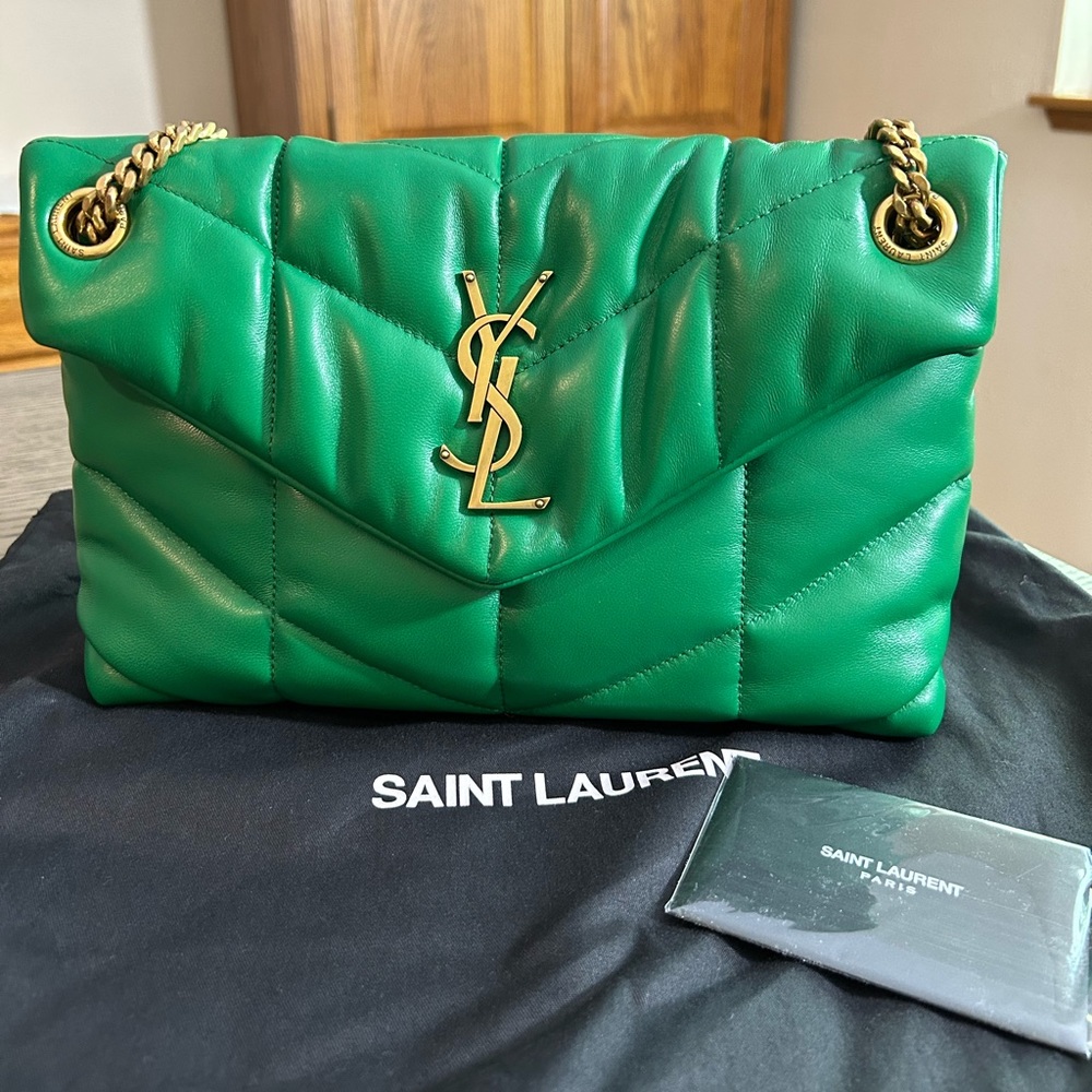 Saint Laurent LouLou YSL Small Puffer Shoulder Bag